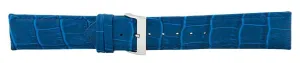 Blue Alligator Leather Watch Band 22mm 175925