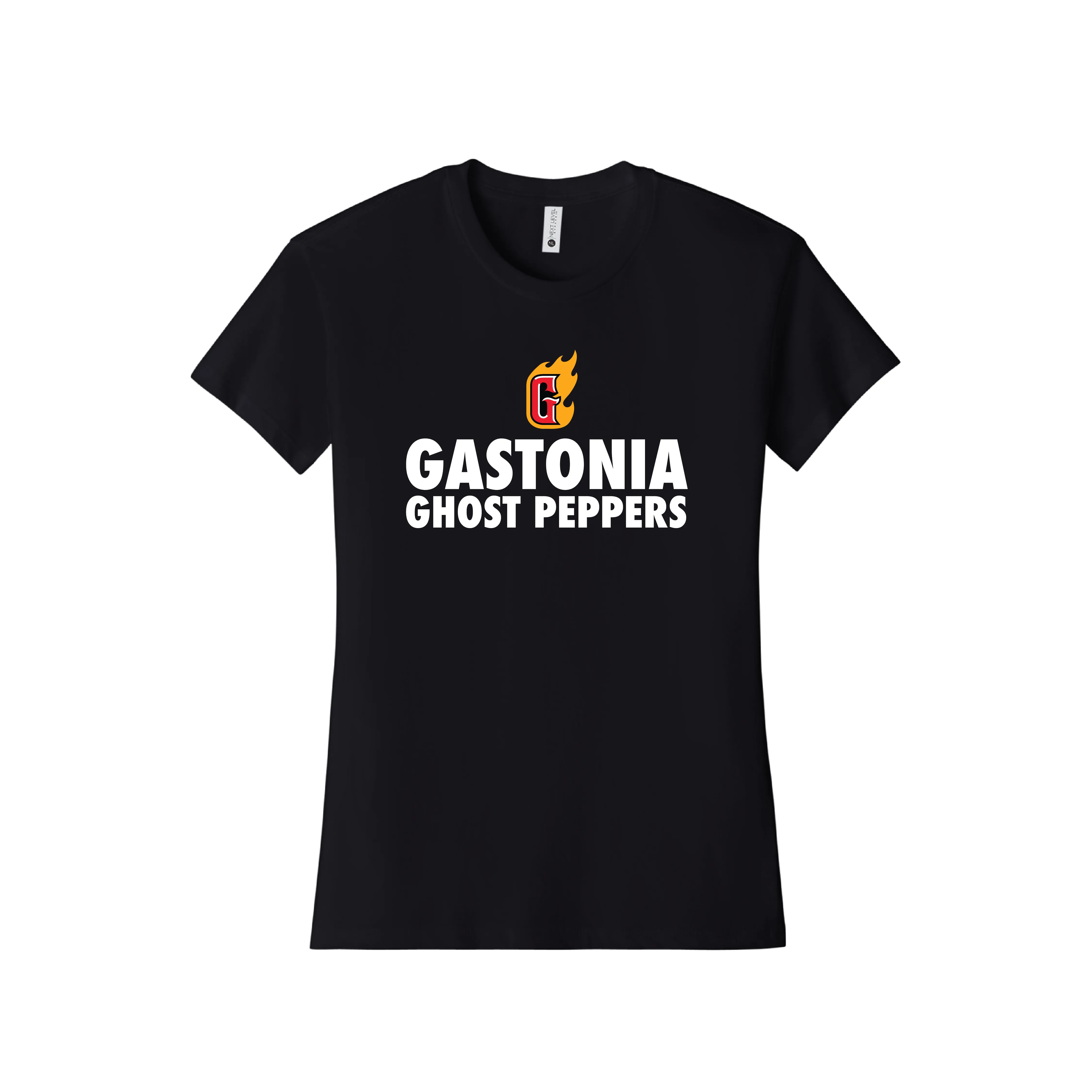 Ghost Peppers Ladies Black CVC T-Shirt