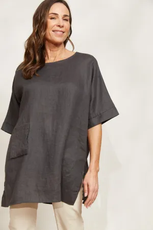 Halcyon Relaxed  Top - Oyster