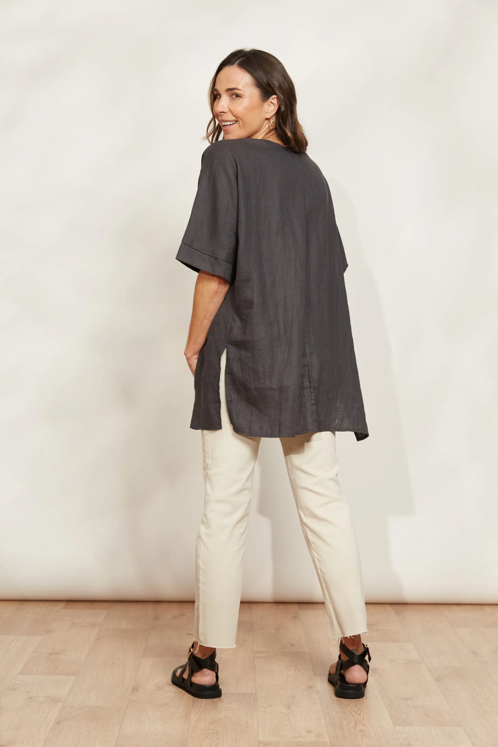 Halcyon Relaxed  Top - Oyster