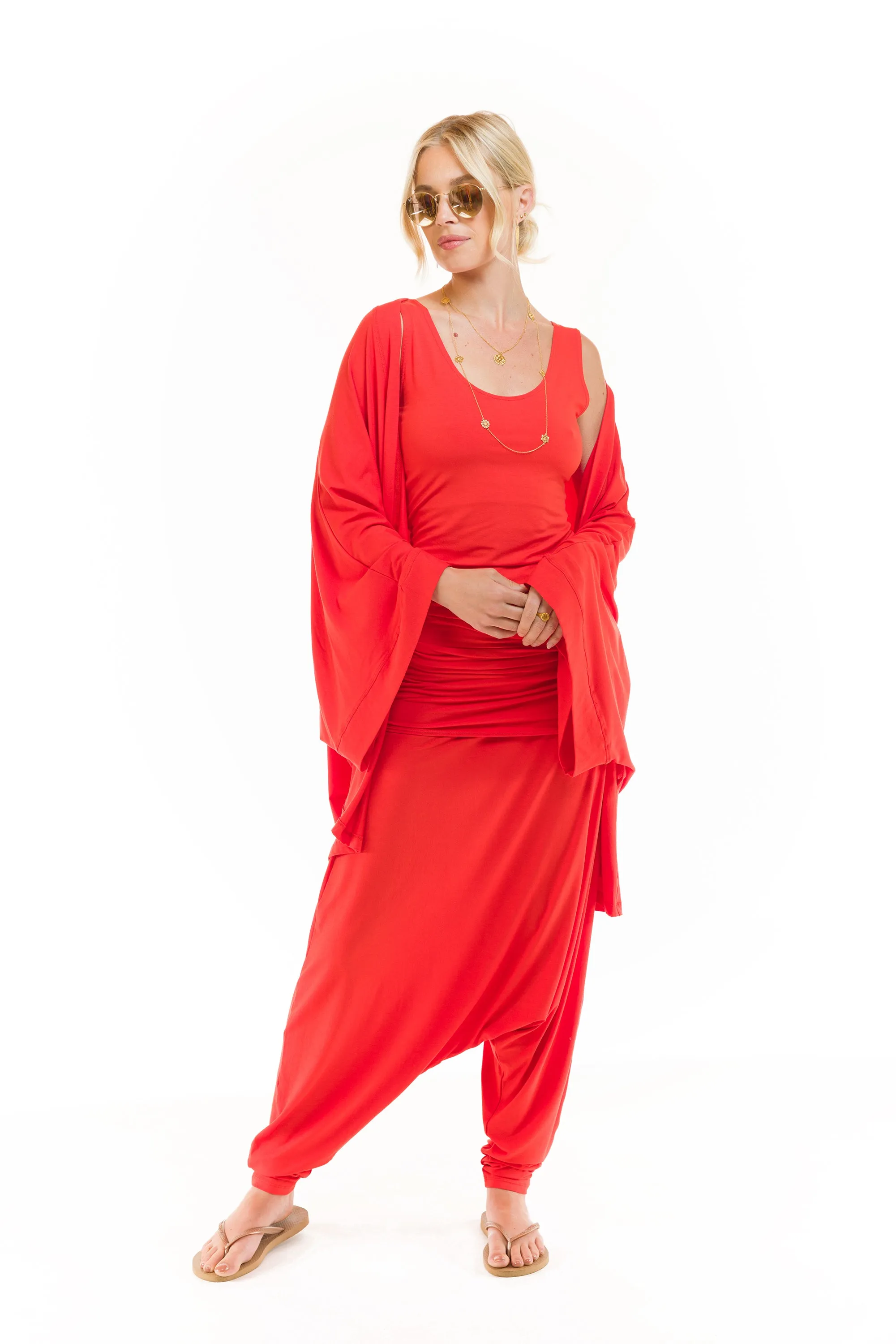 HAREM LOUNGE PANTS SPICY ORANGE