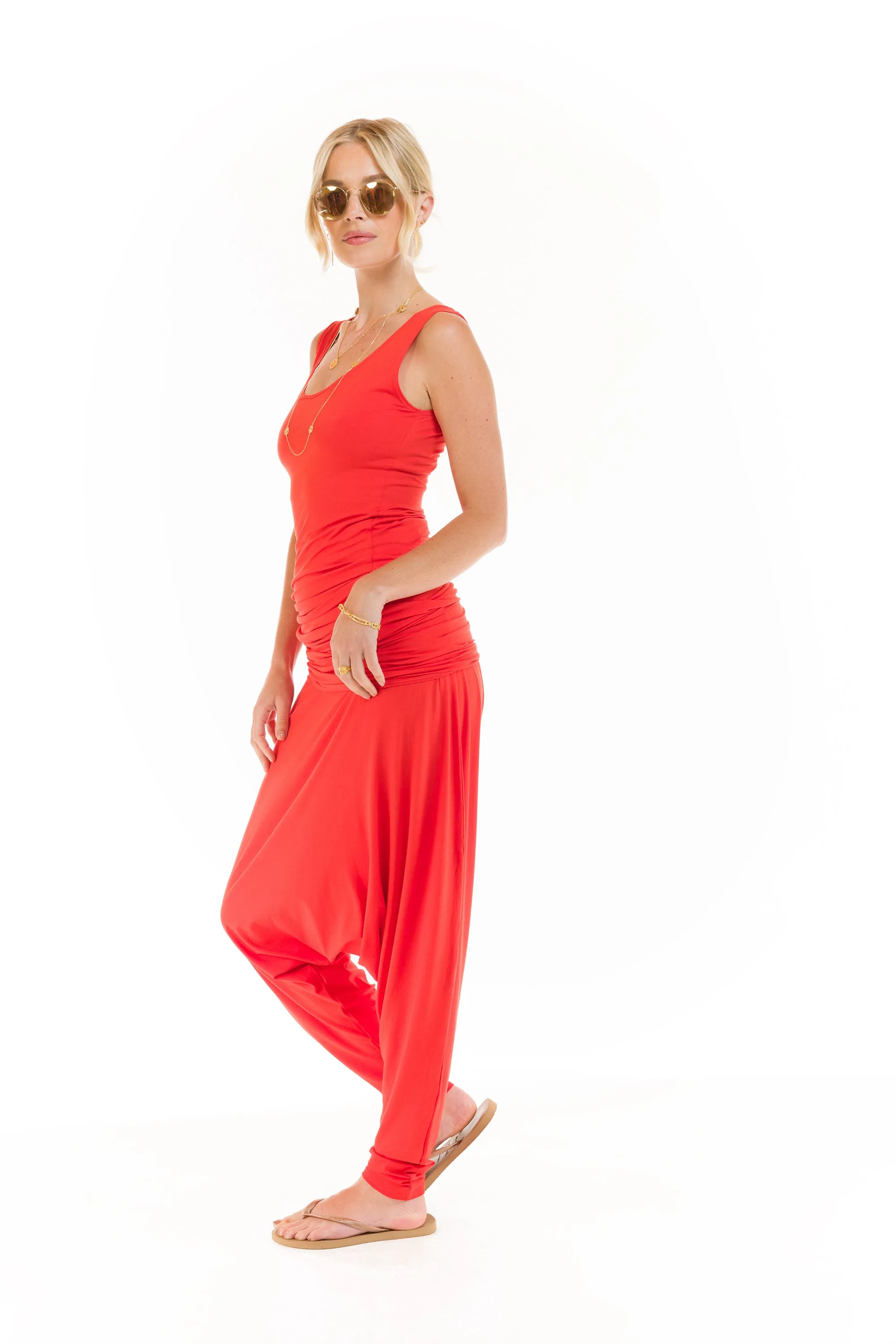 HAREM LOUNGE PANTS SPICY ORANGE