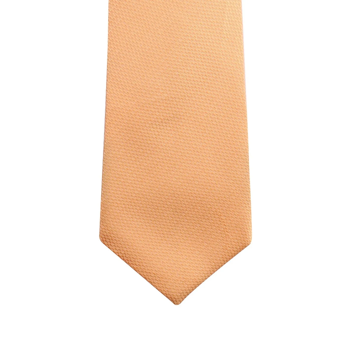 Kovove The Self Dash Line Orange Necktie and Pocket Square Gift Box