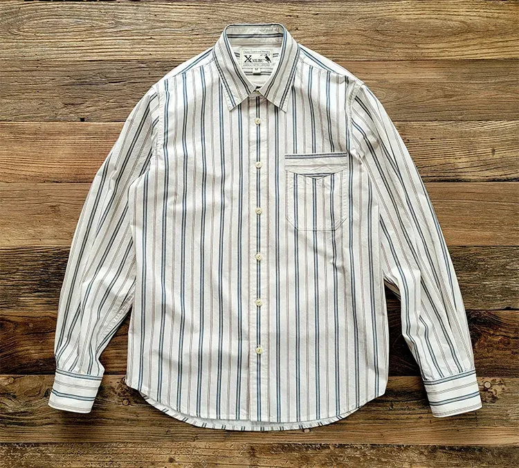 Men's Striped Long Sleeves Shirt