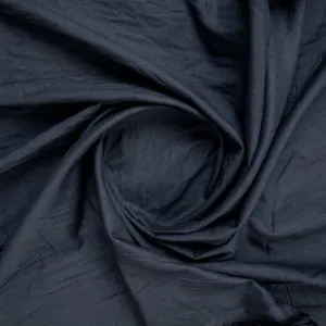 Navy Blue Solid Poplin Cotton Fabric