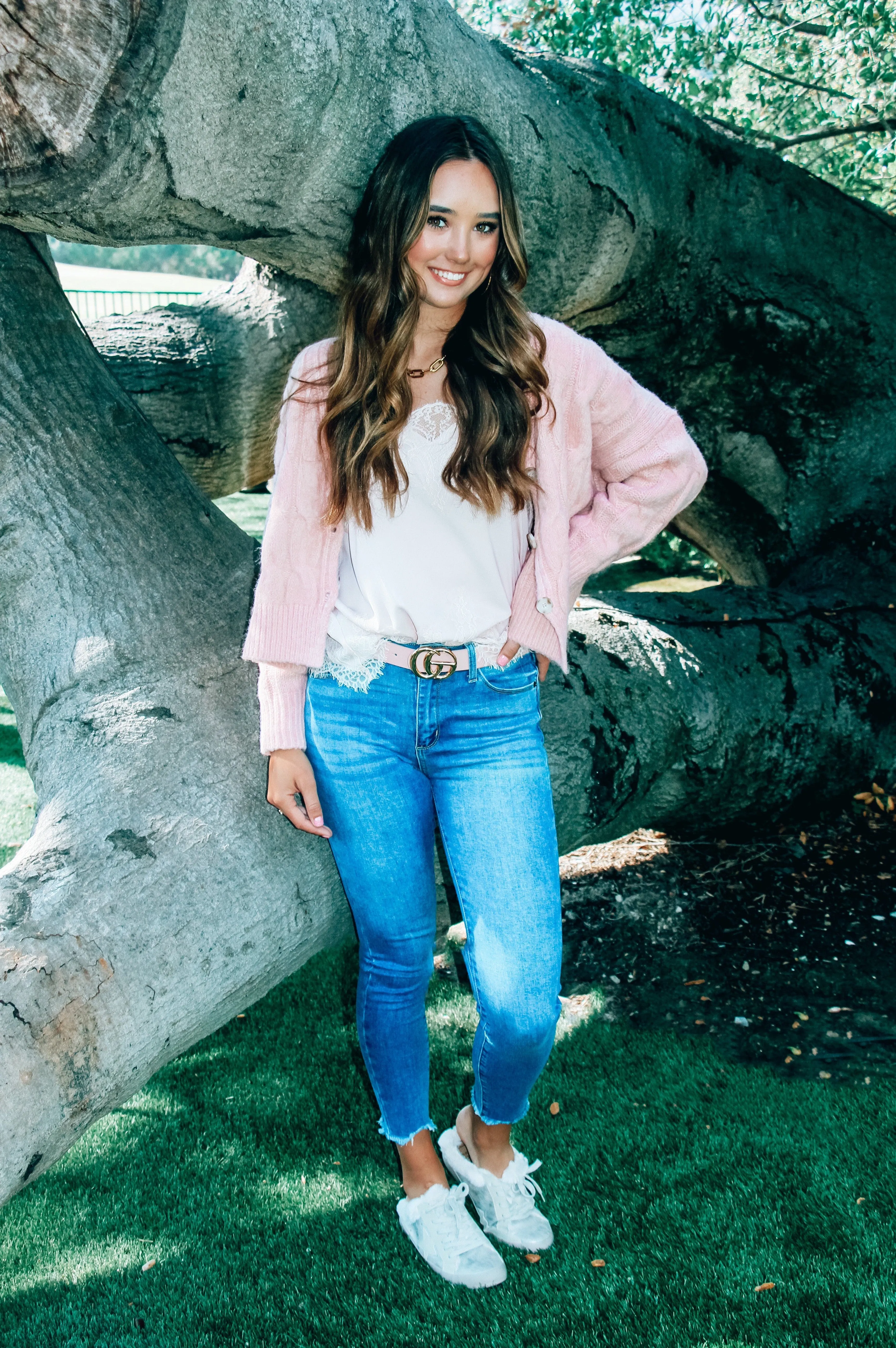 Pretty in Pink Cardigan Pink