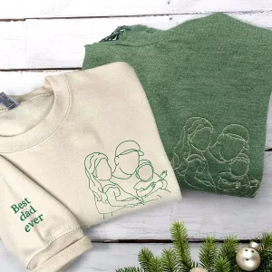 Proud Dad Multi-pack: Embroidered Crewneck Sweatshirts & Hoodies