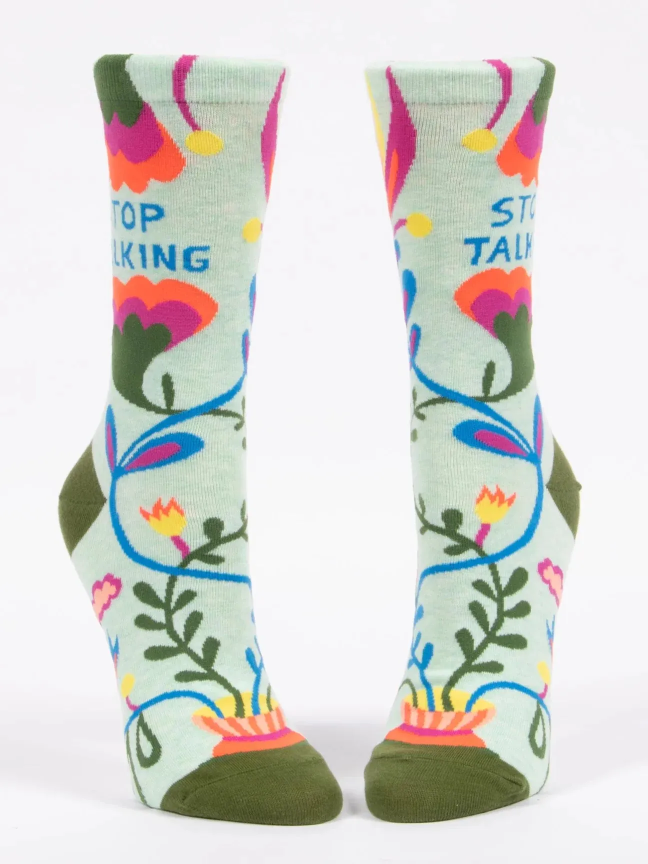 Stop Talking Women's Crew Sock