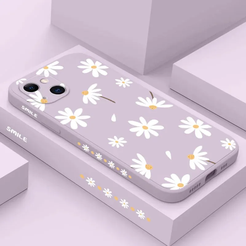 Stylish Daisy Phone Case – Slim, Protective Cover for All iPhone Models