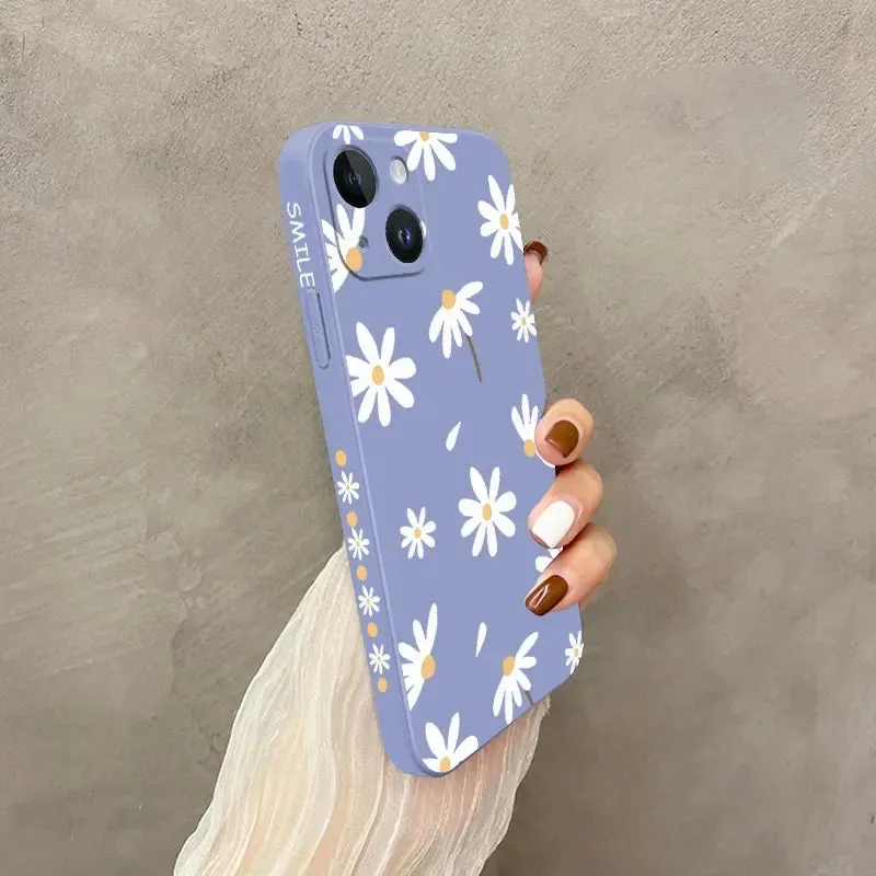 Stylish Daisy Phone Case – Slim, Protective Cover for All iPhone Models