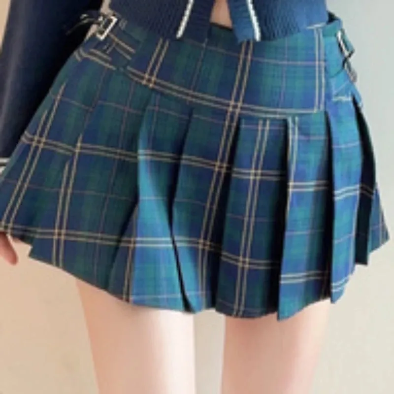 Sweet Hot Girl Knitted High Waist Short Skirt Fashion Suit